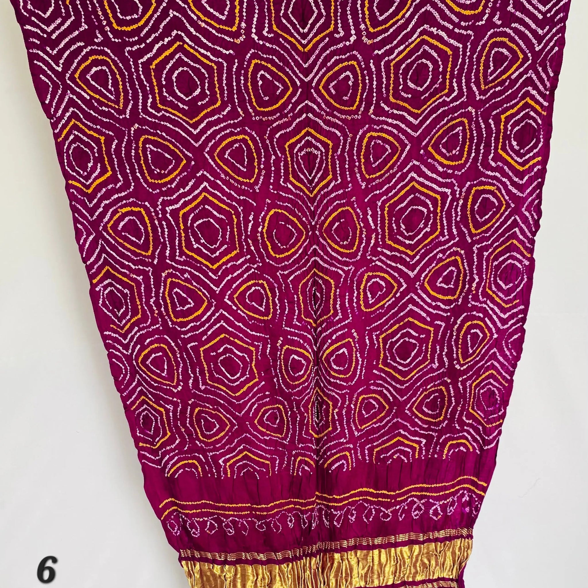 Rai Bandhej Gajji Silk Dupatta RAKHIYO