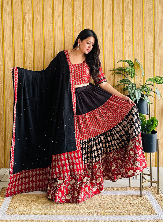 Ajarakh Cotton Chaniyacholi