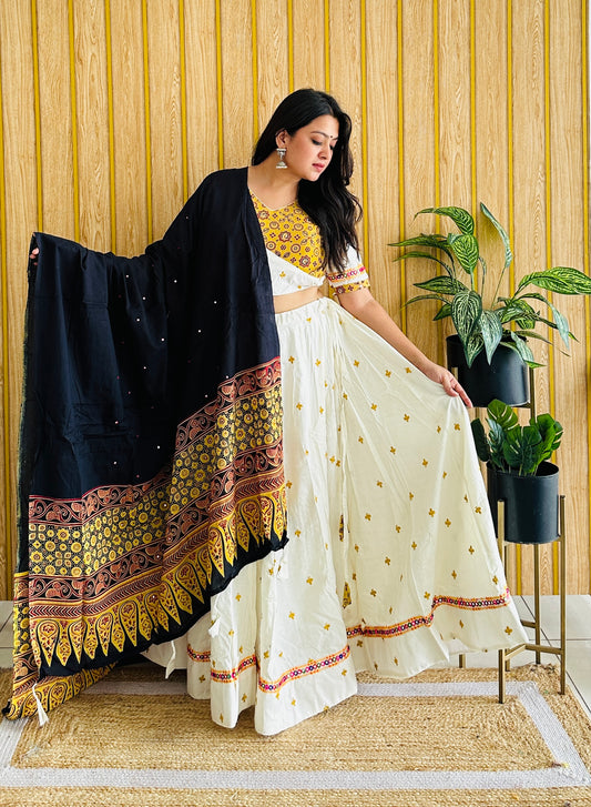 Ajarakh Cotton Chaniyacholi