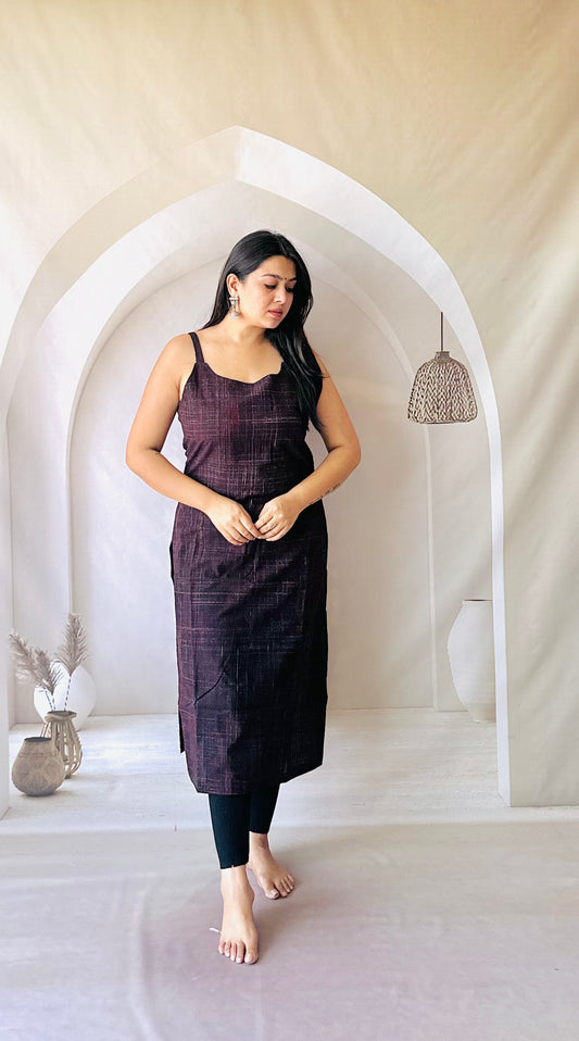 Brush Spaghetti Kurti