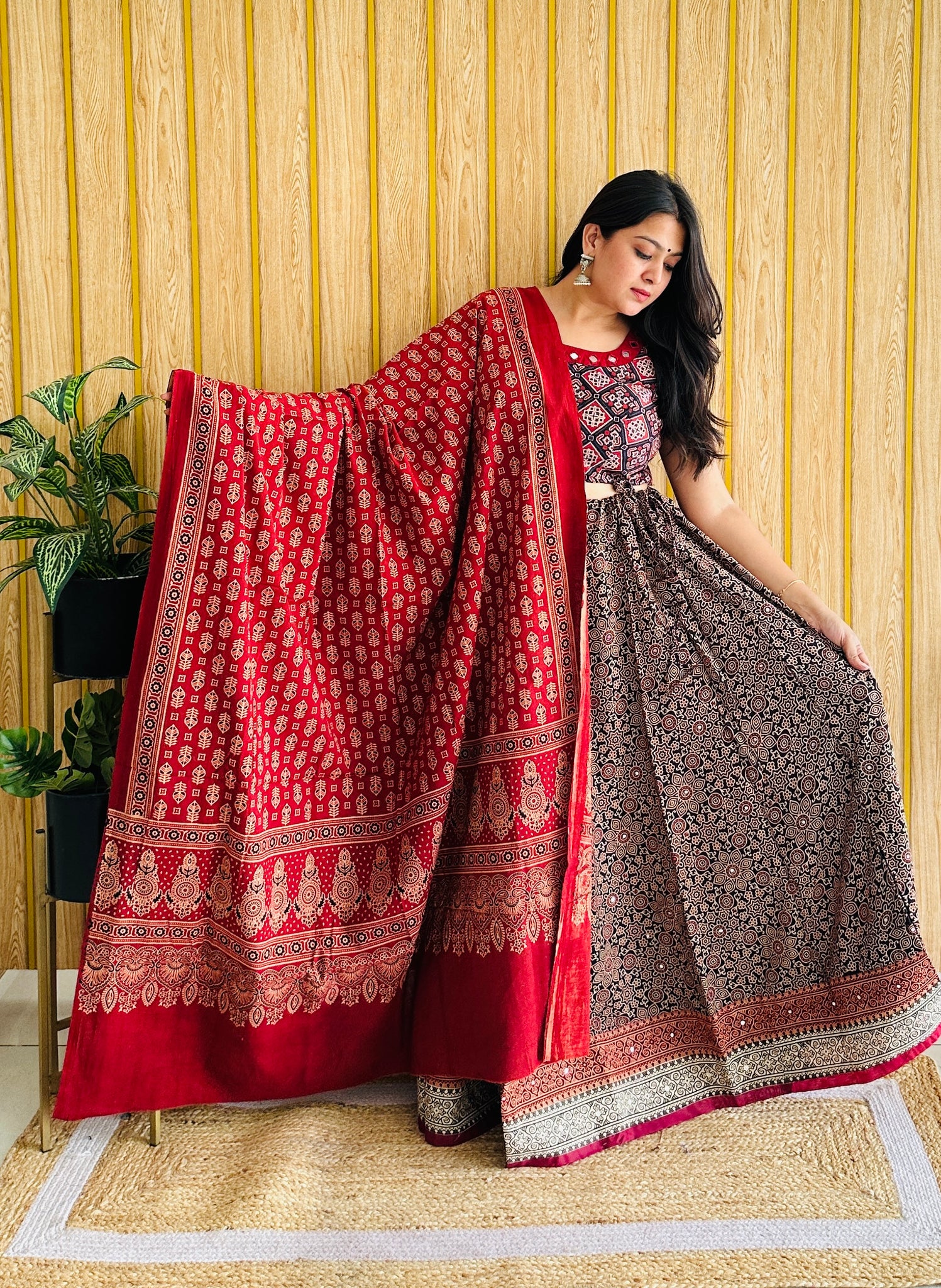 Ajarakh Cotton Chaniyacholi