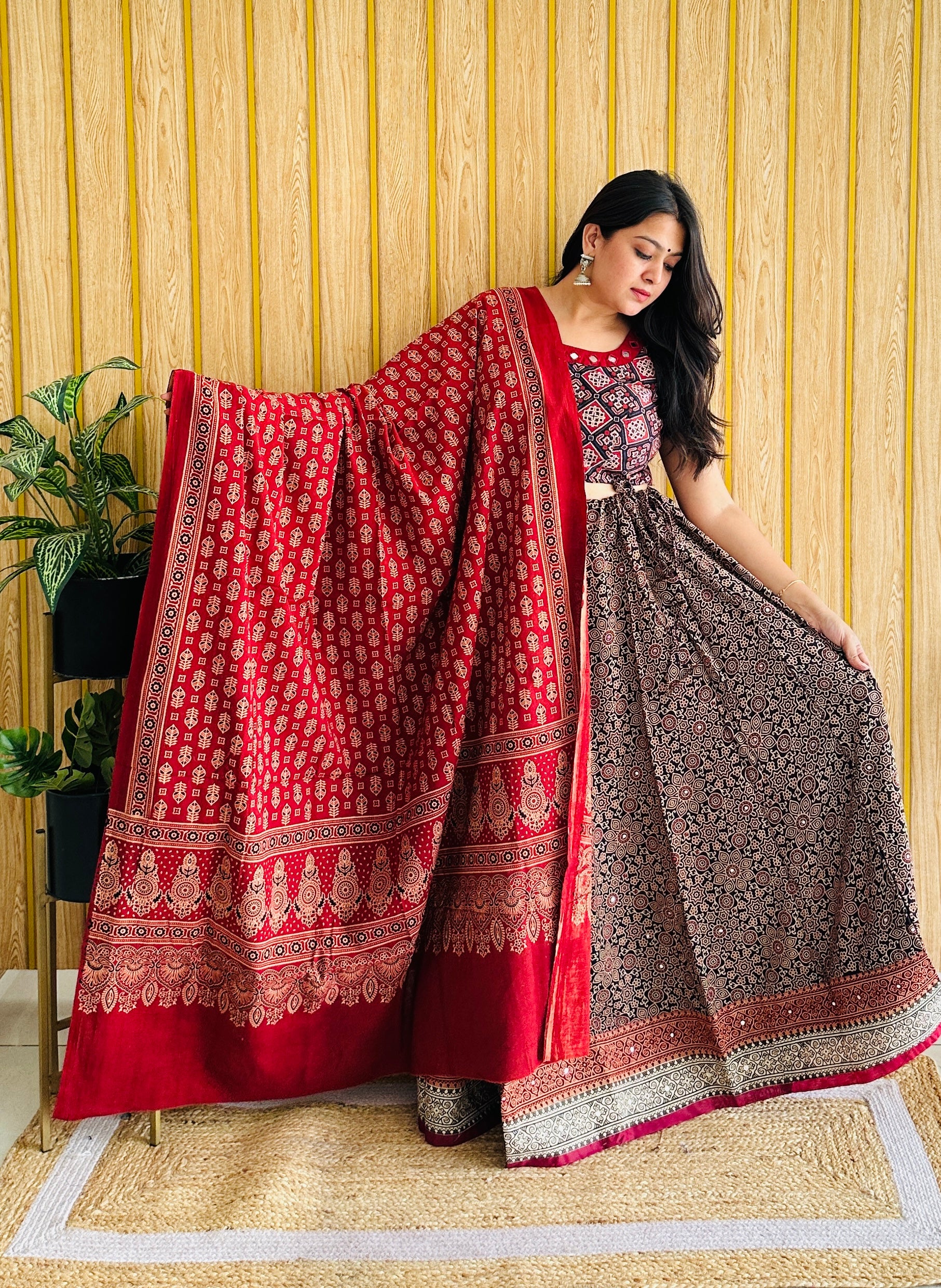 Ajarakh Cotton Chaniyacholi