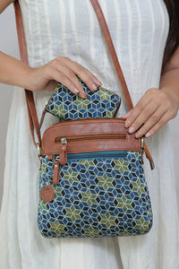 Vegan leather & Fabric Bags