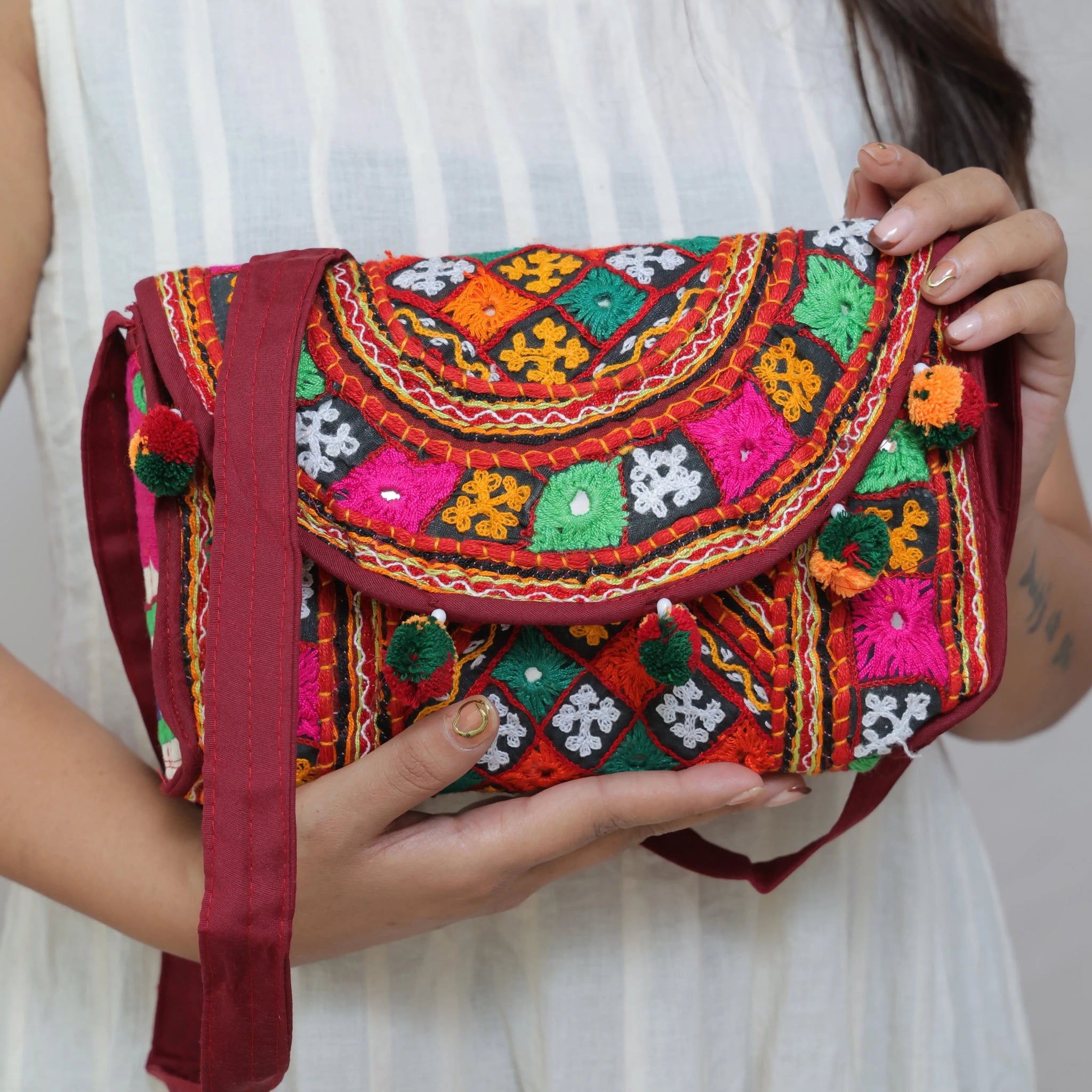 Kutchh Handwork Mini Sling Bag RAKHIYO