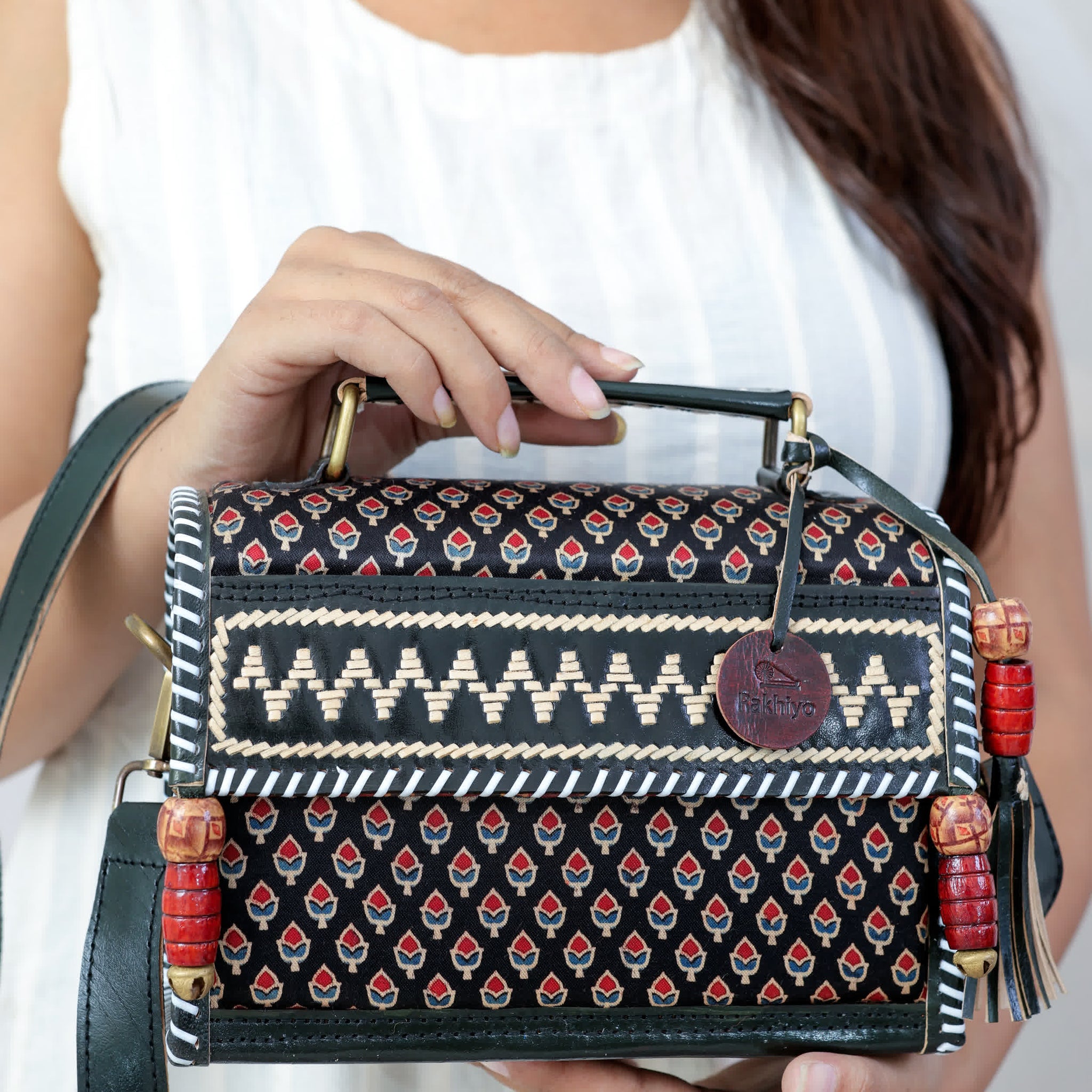 Black Ajarakh Hut - The Sling RAKHIYO