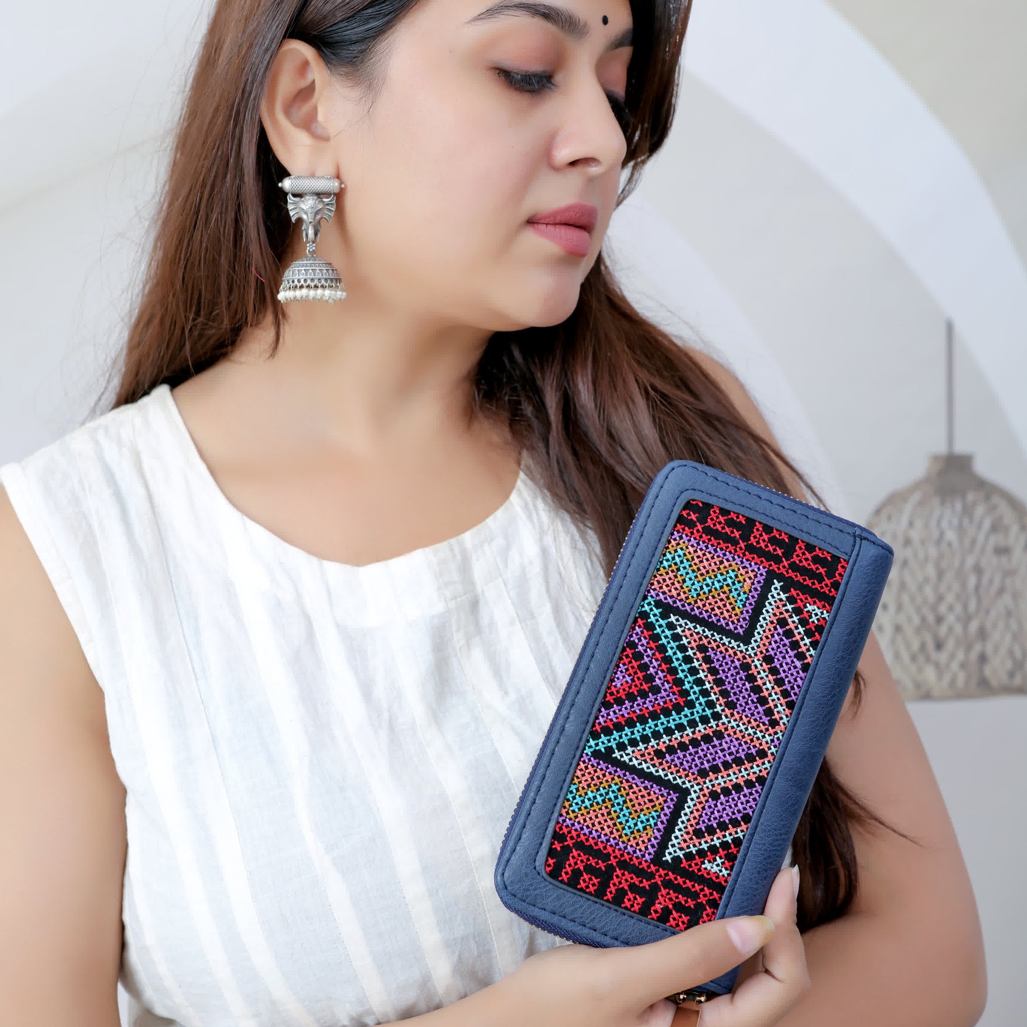 Embroidered Wallet