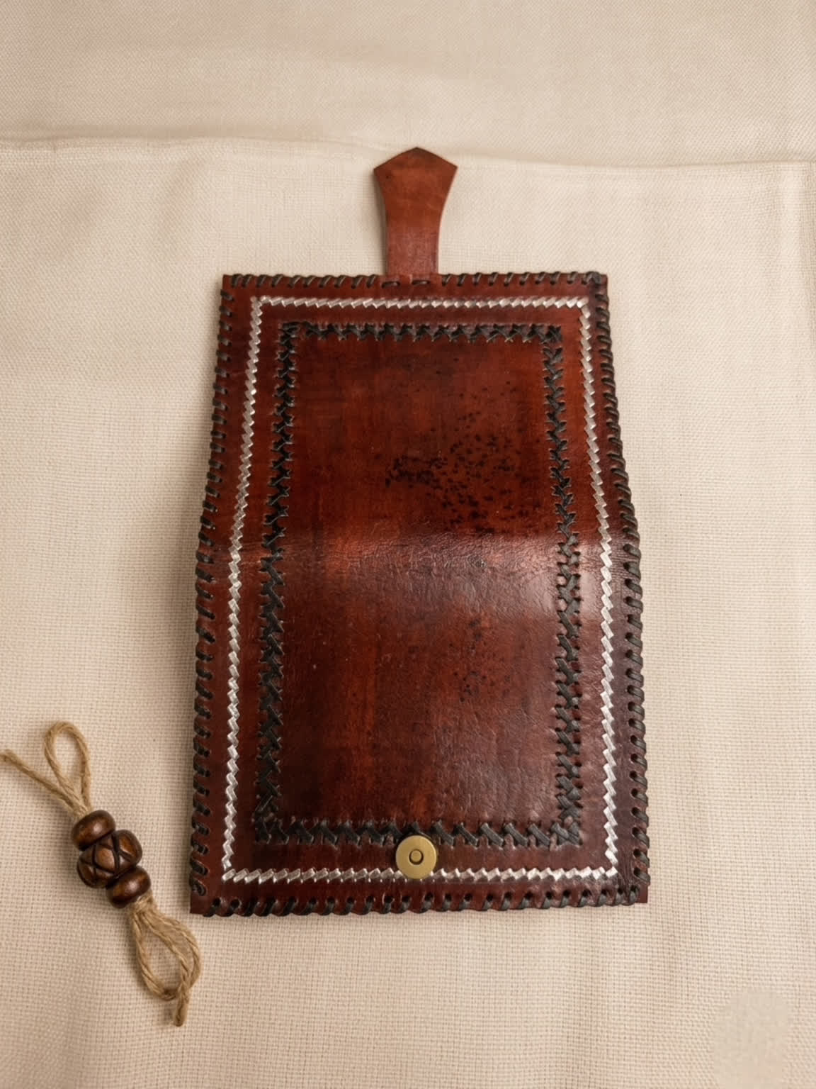 Jari Brown Handcrafted Leather Wallet