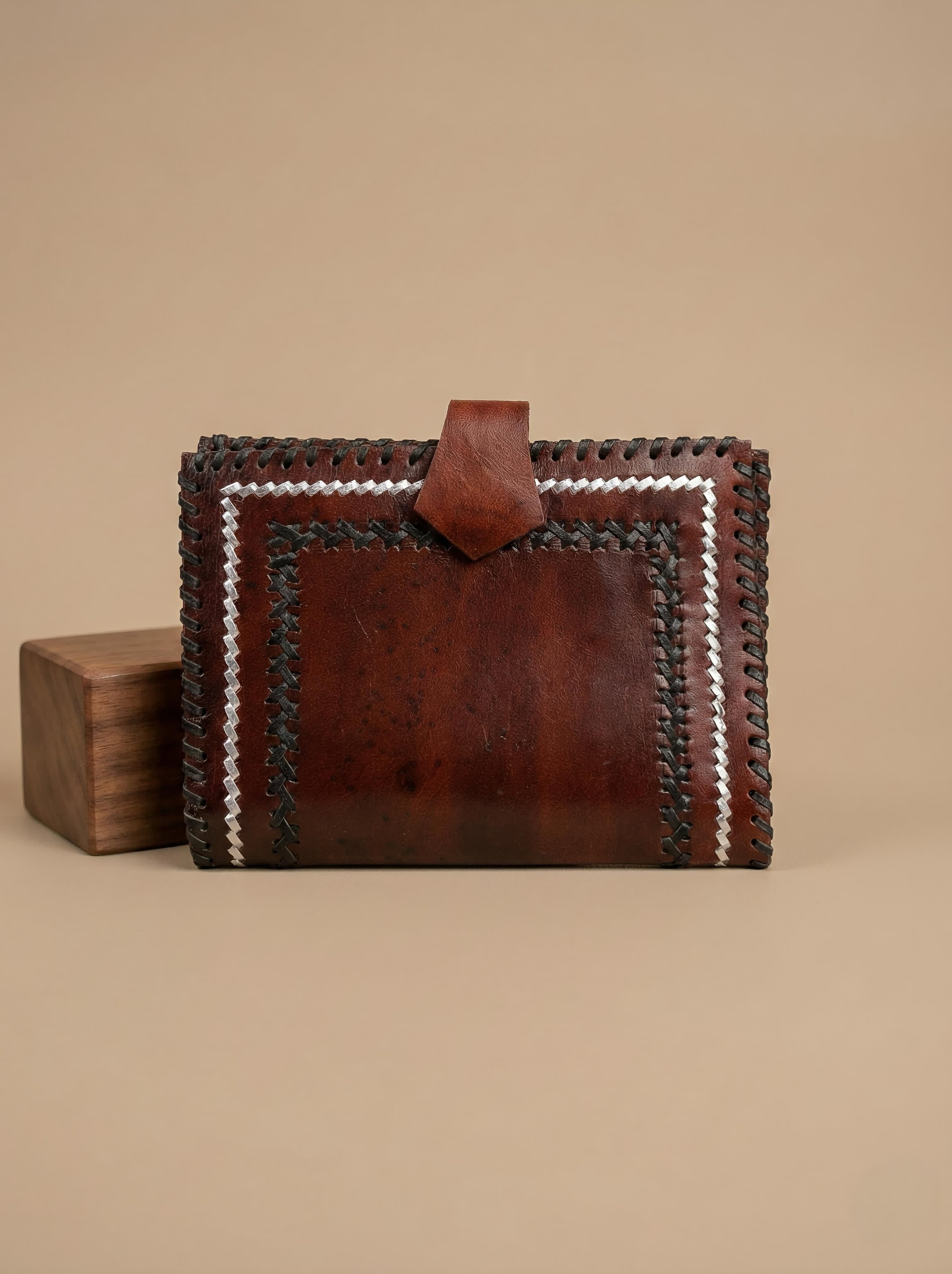 Jari Brown Handcrafted Leather Wallet