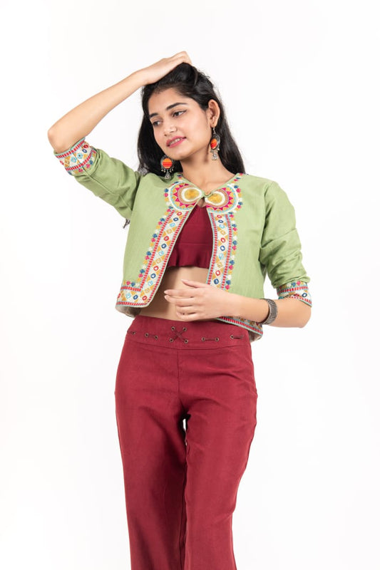Pista Embroidered Jacket