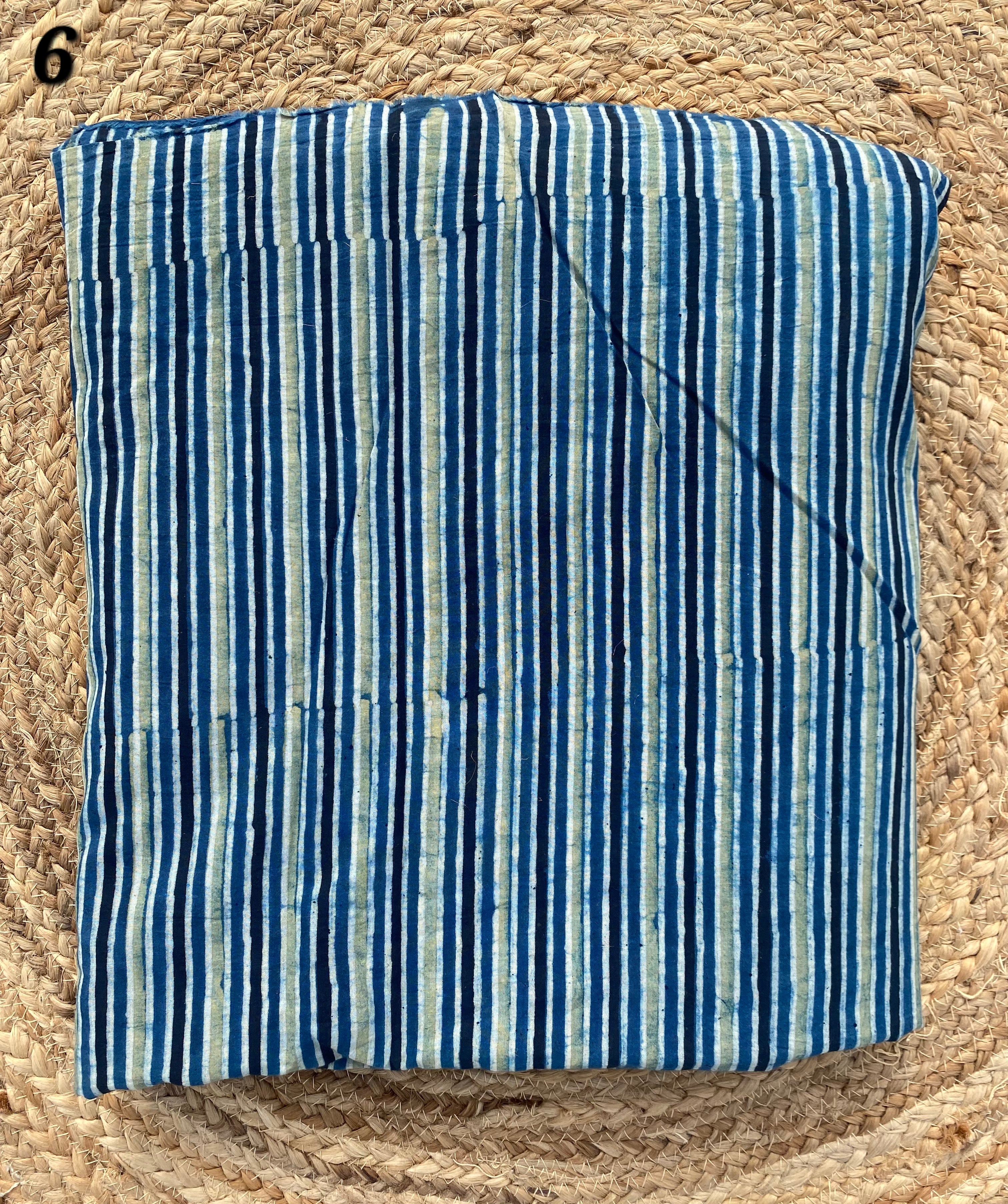 Ajarakh Cotton Natural Dyed Fabric(Price Per Meter)