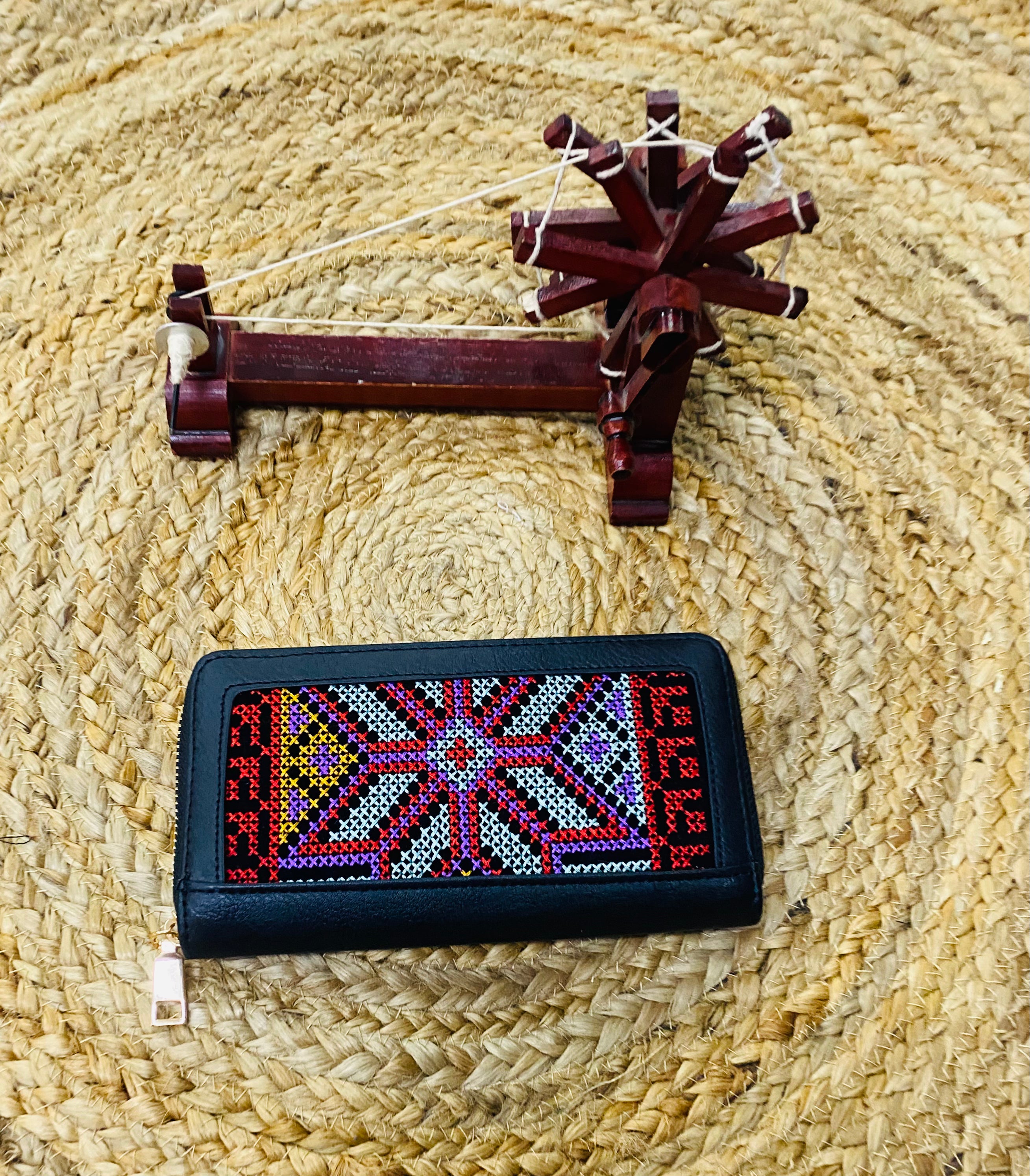 Embroidered Wallet