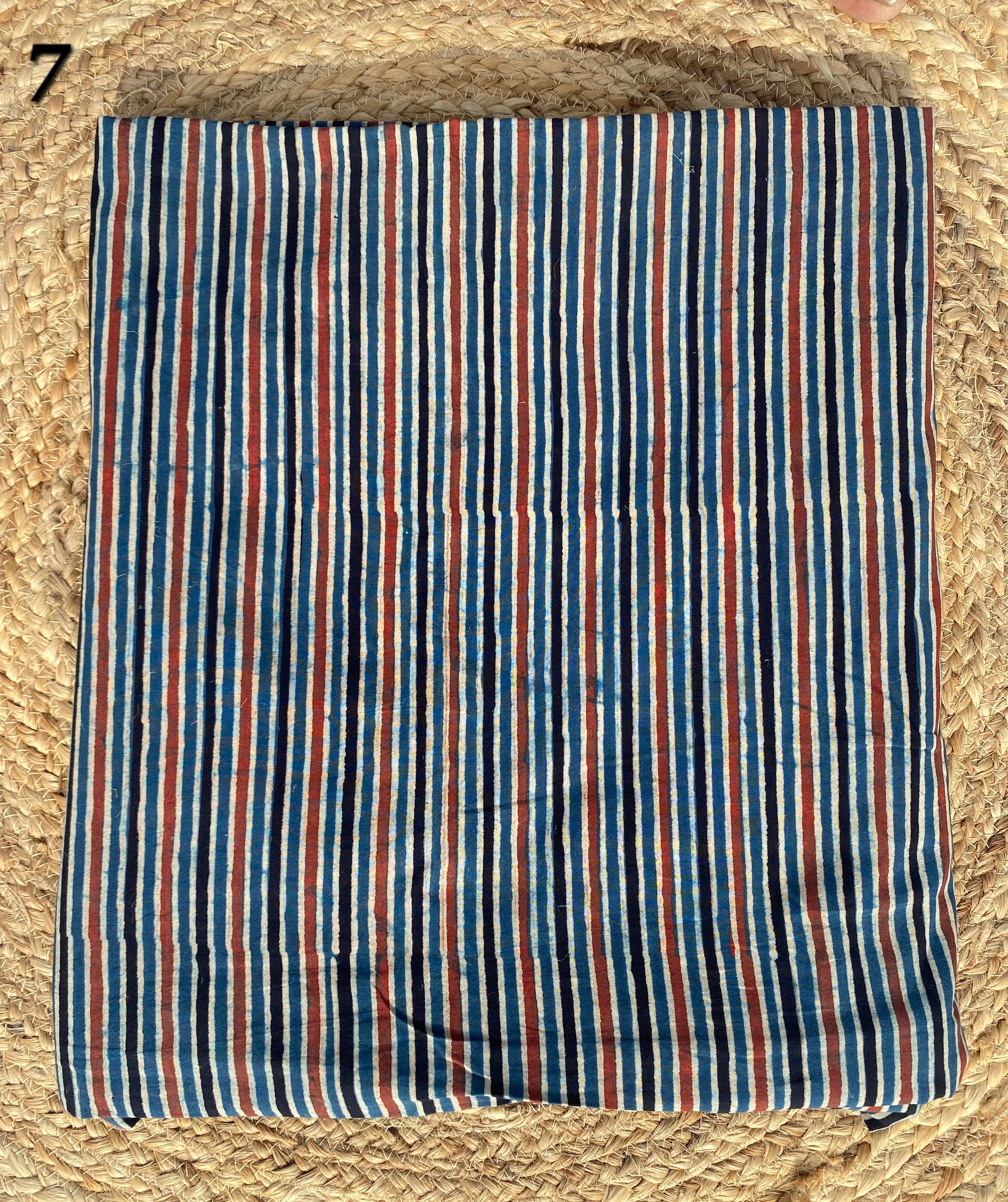 Ajarakh Cotton Natural Dyed Fabric(Price Per Meter)