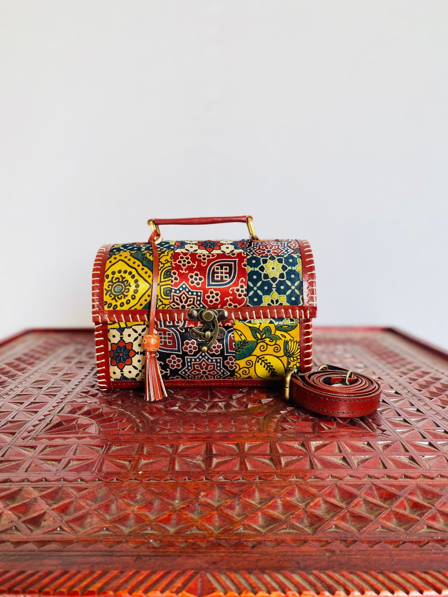 Ajarakh Patchwork- The Sling