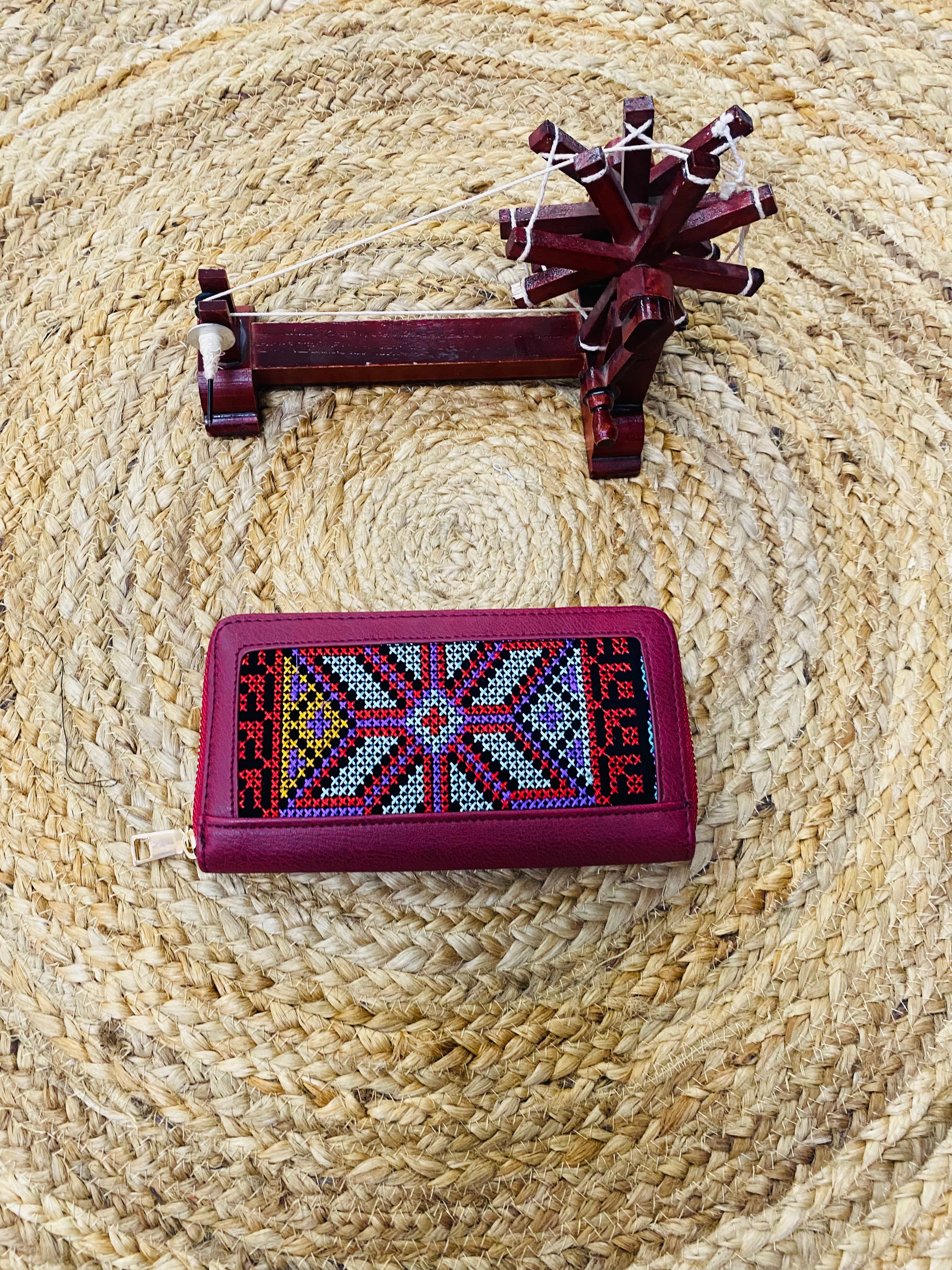 Embroidered Wallet