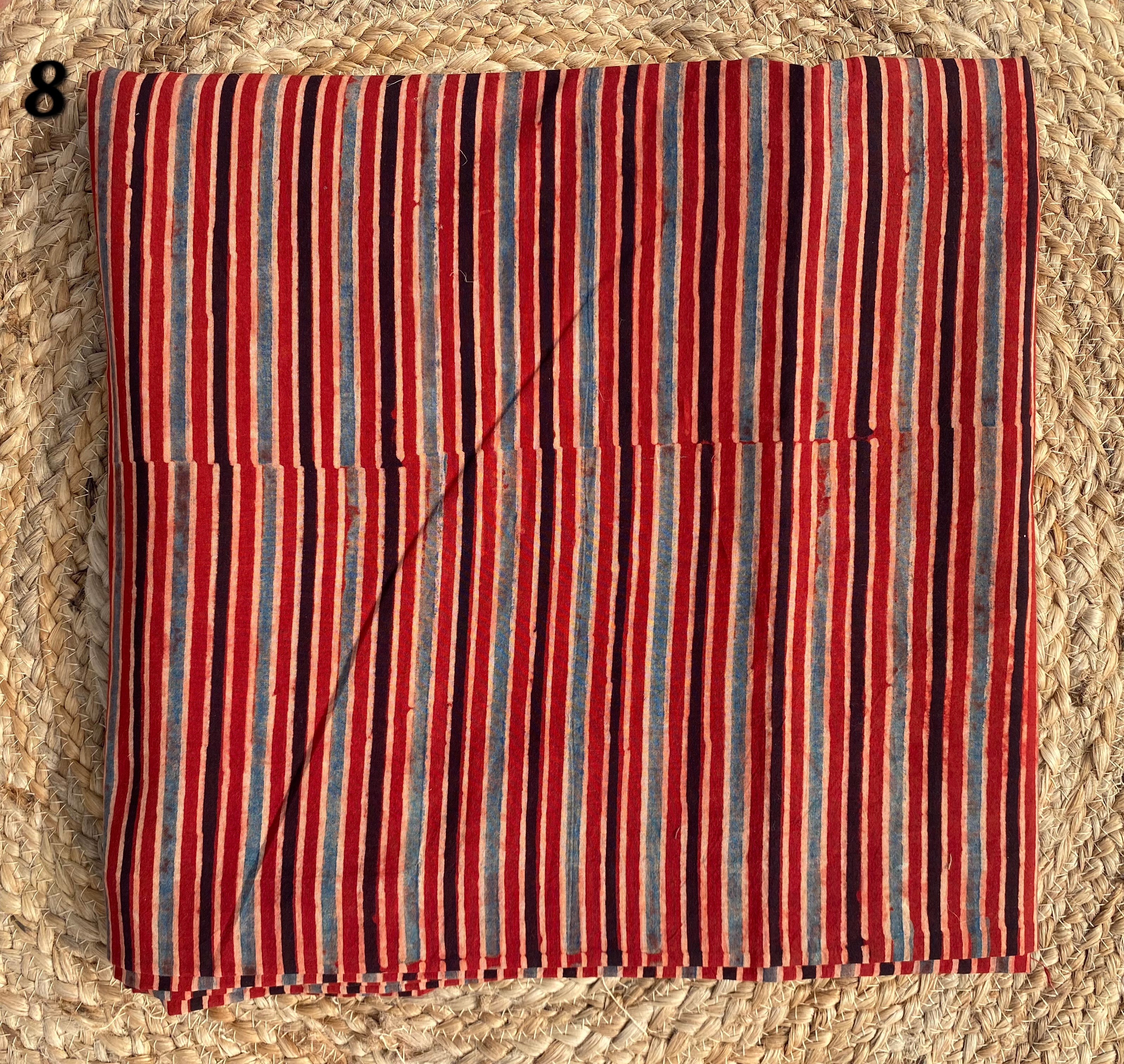 Ajarakh Cotton Natural Dyed Fabric(Price Per Meter)