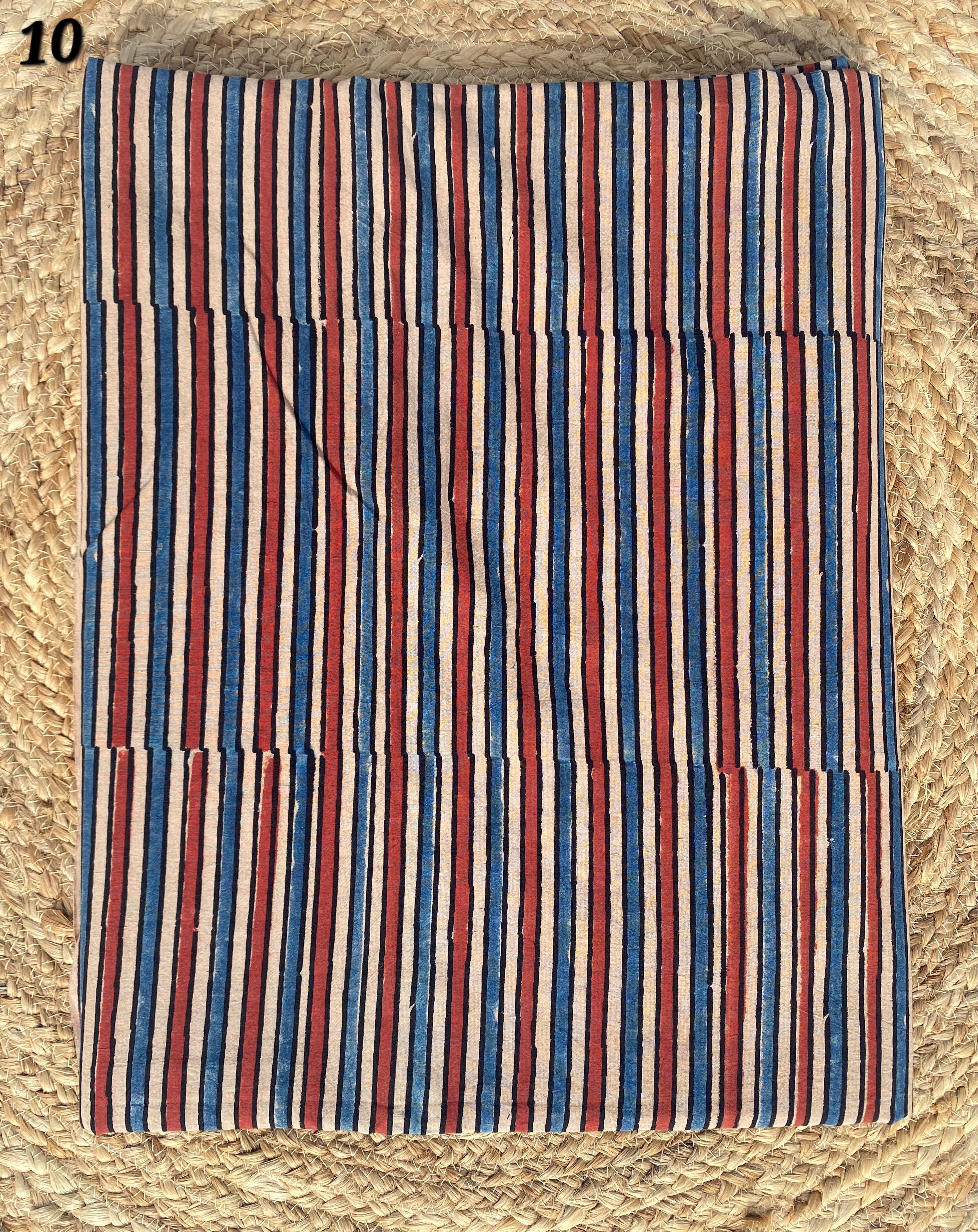Ajarakh Cotton Natural Dyed Fabric(Price Per Meter)