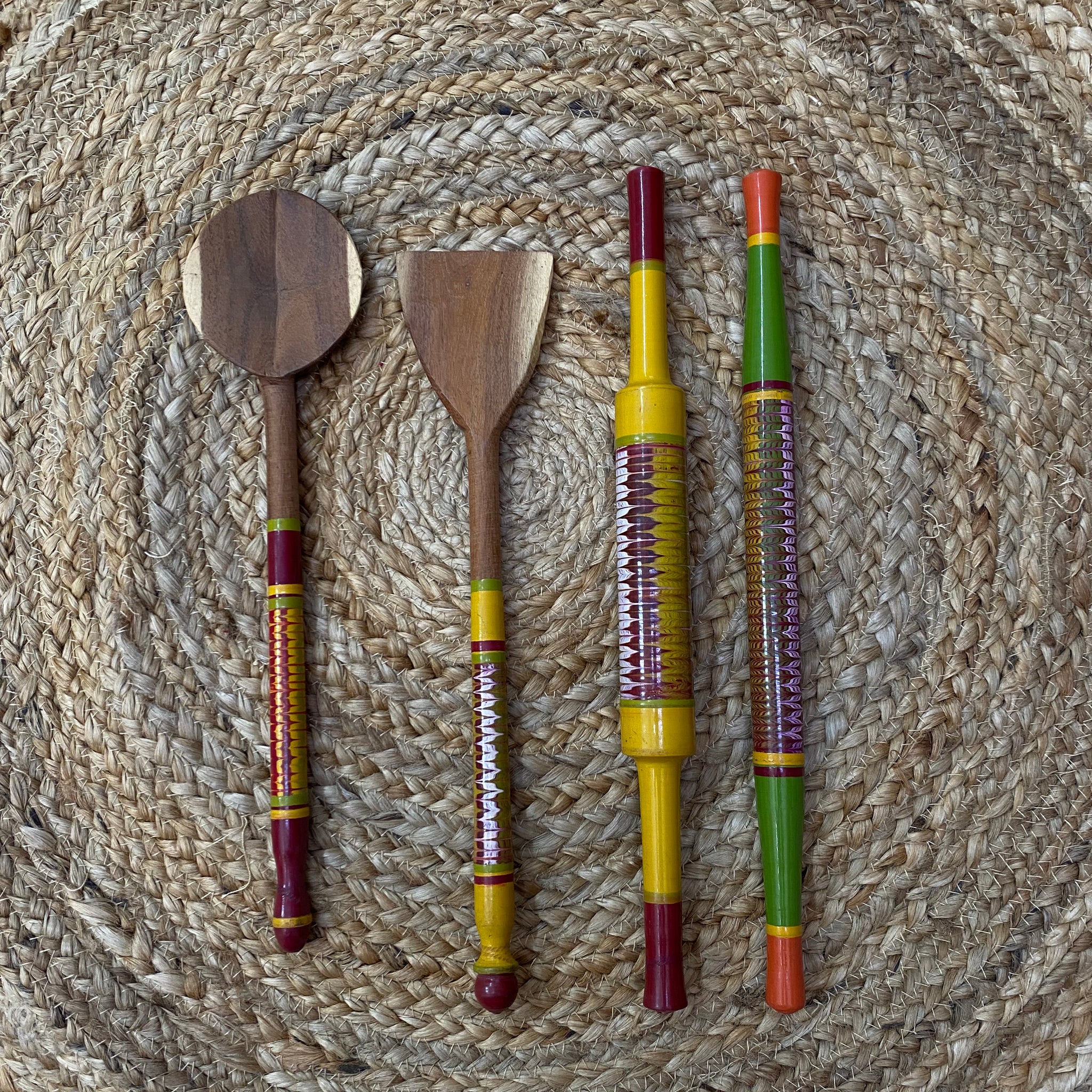 Lacquer Art Kitchen Set – (Set of 4 pcs)