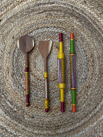 Lacquer Art Kitchen Set – (Set of 4 pcs)