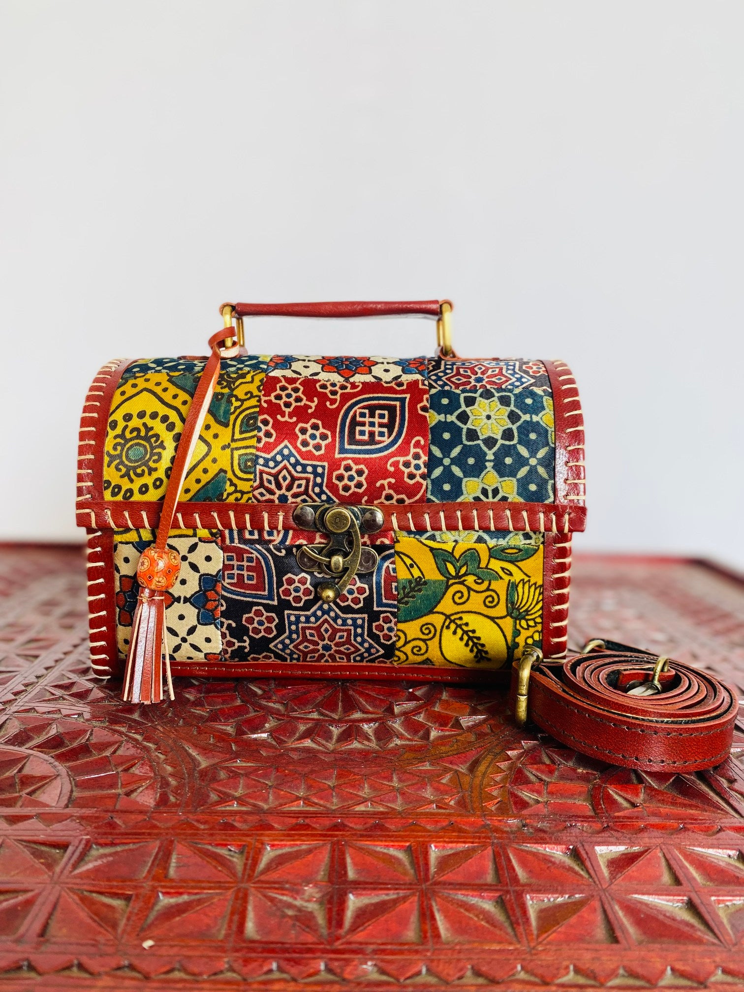 Ajarakh Patchwork- The Sling