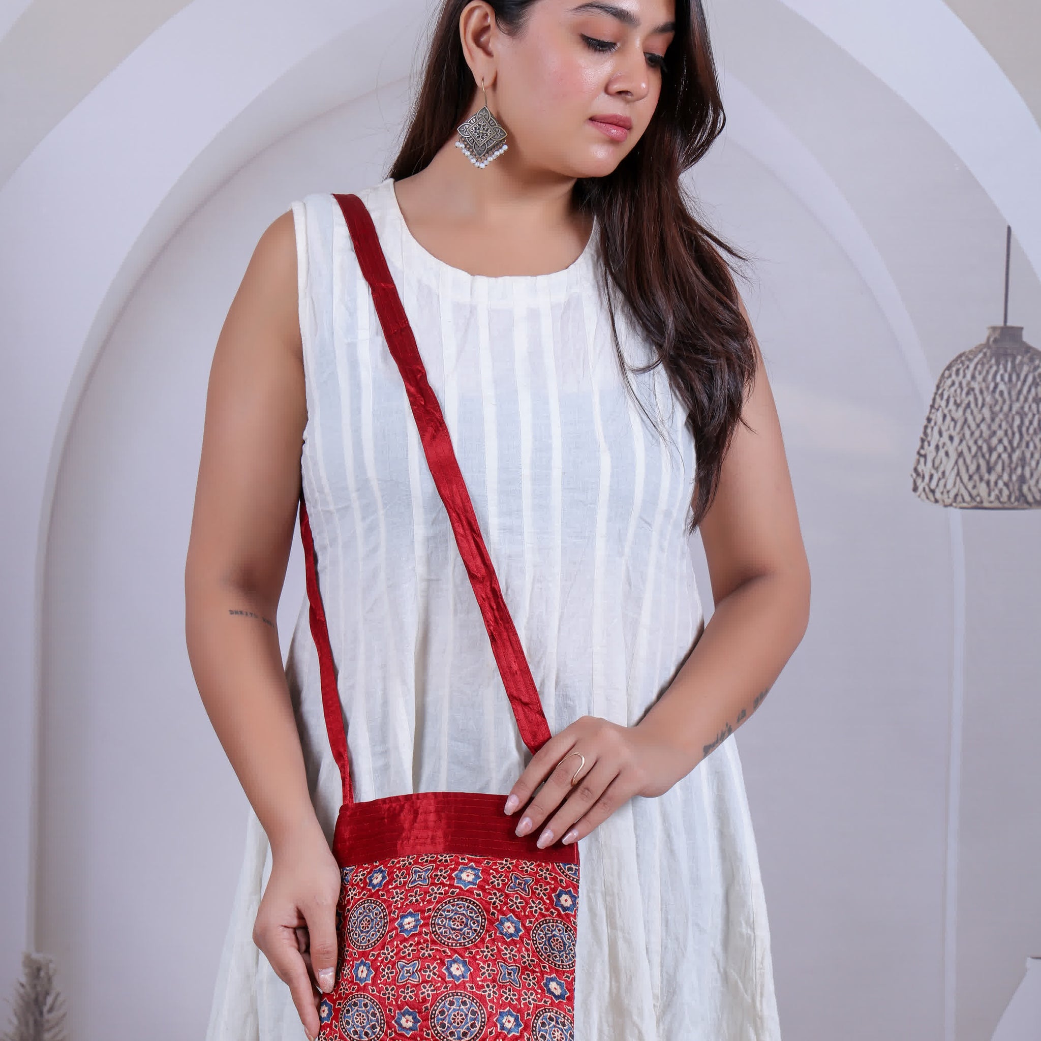 Ajarakh Mushroo Sling Bag