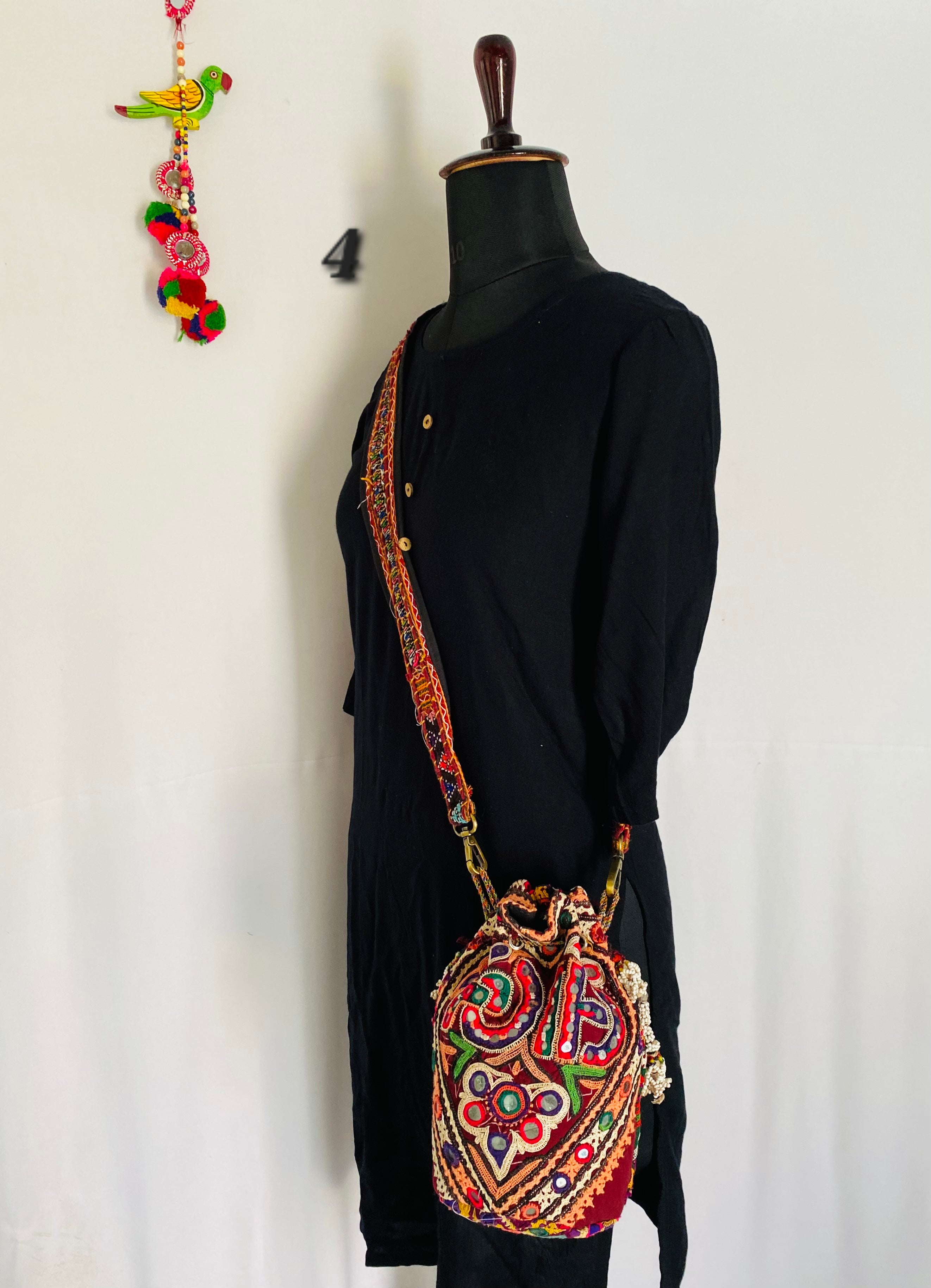 Kutchhi Antique Potli Sling Bag