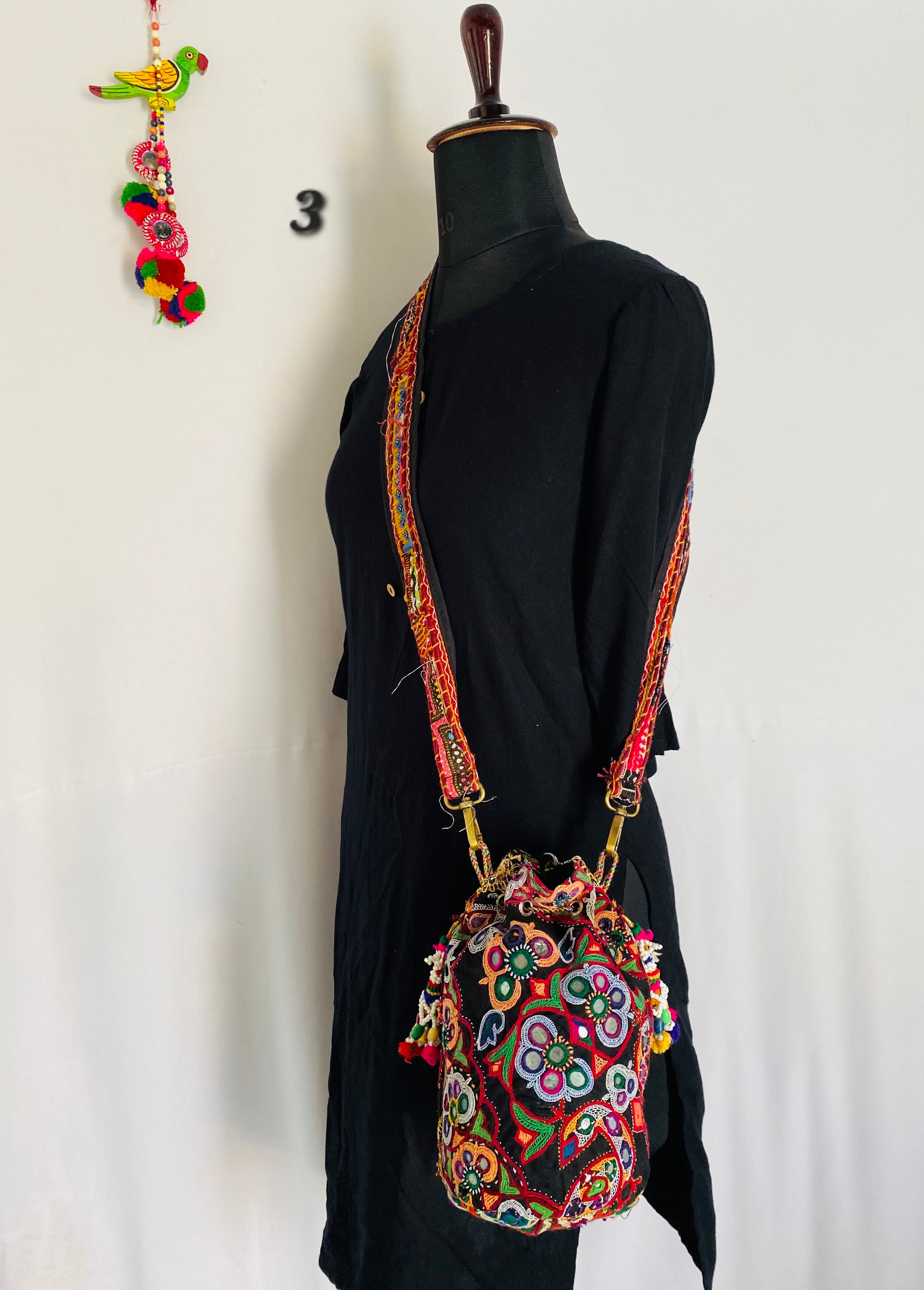 Kutchhi Antique Potli Sling Bag