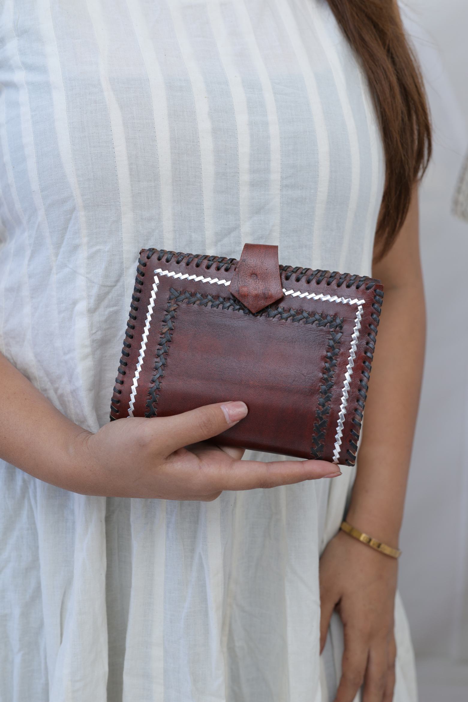 Jari Brown Handcrafted Leather Wallet