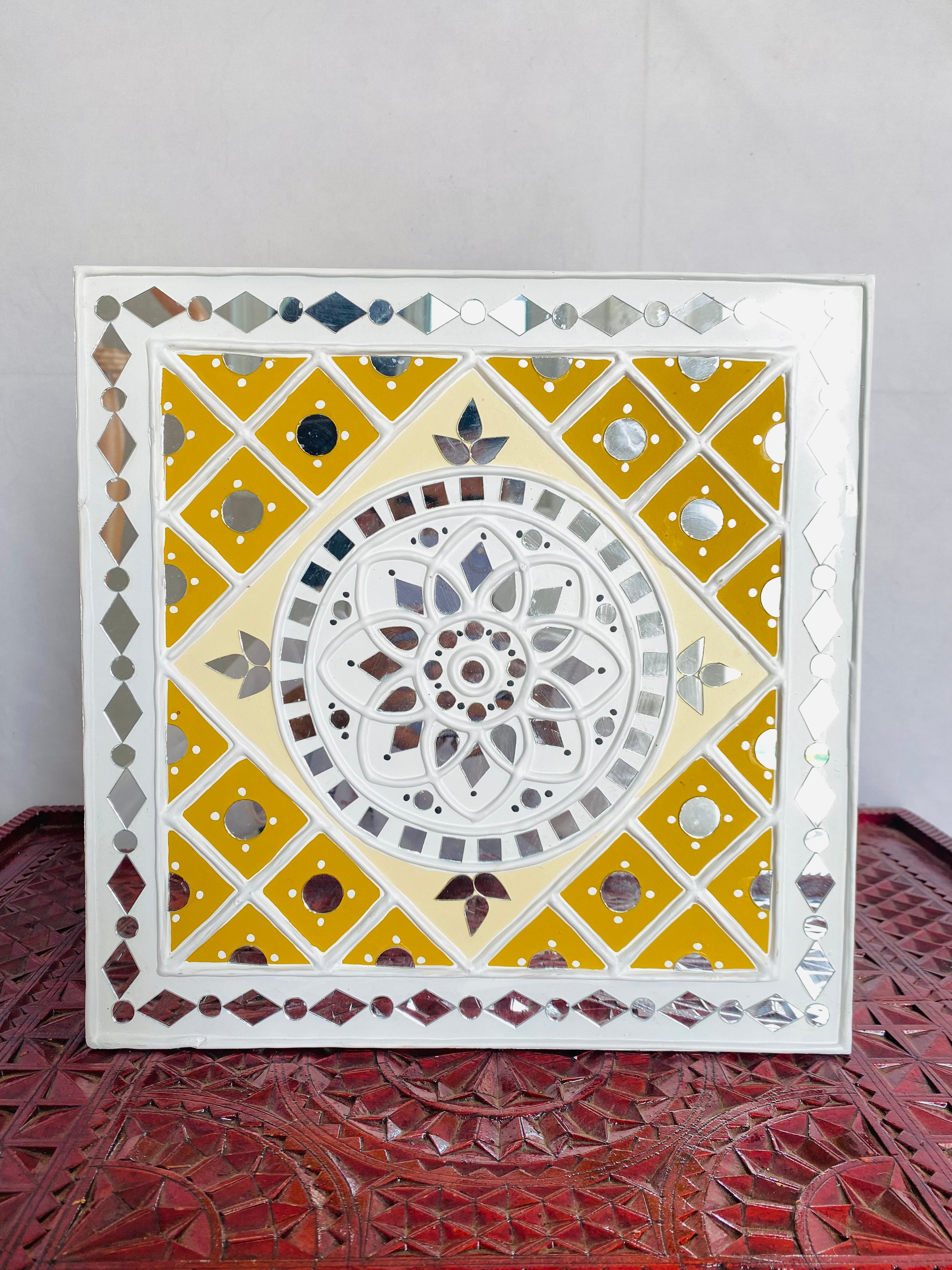 Mud Work Frame Wall Decorative