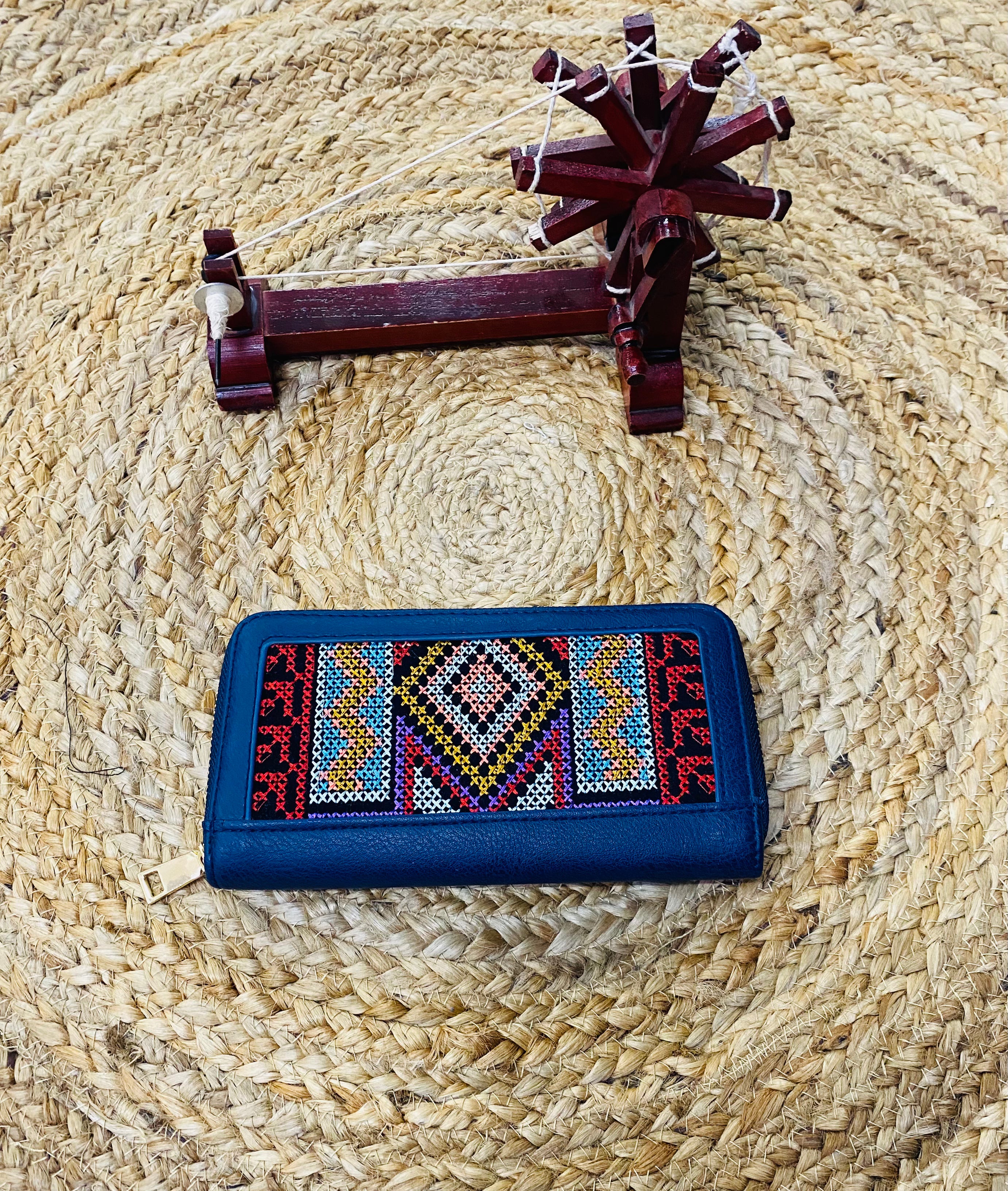 Embroidered Wallet